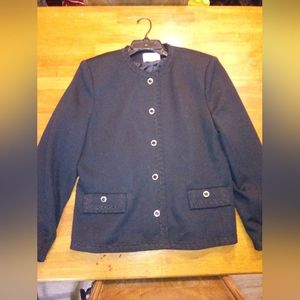 Women's Black Blazer Jacket size 12